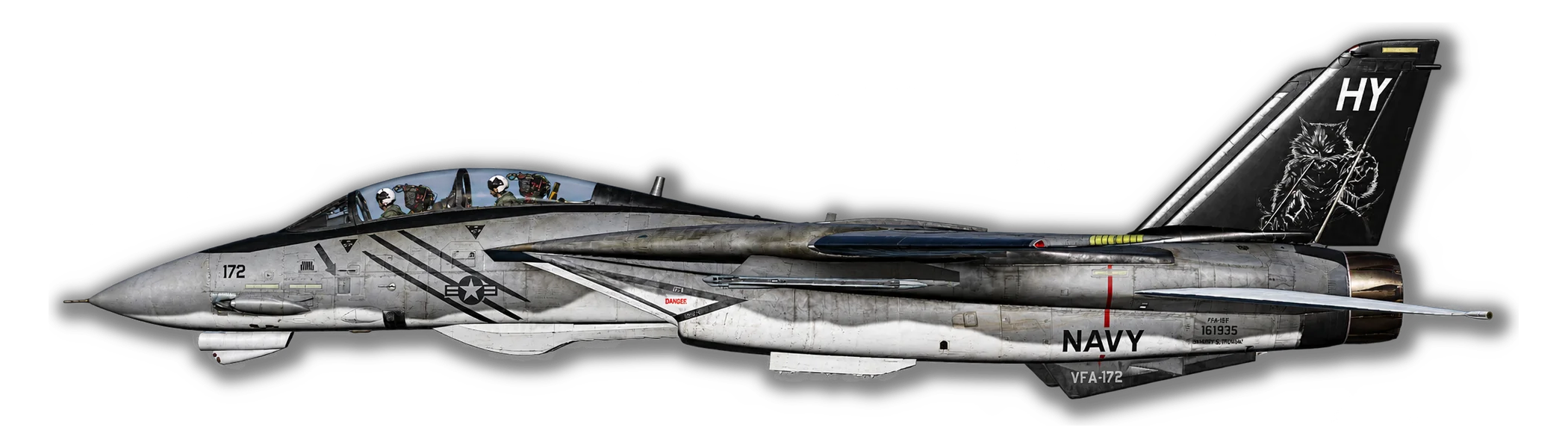 VF-172 F-14B Tomcat lithograph