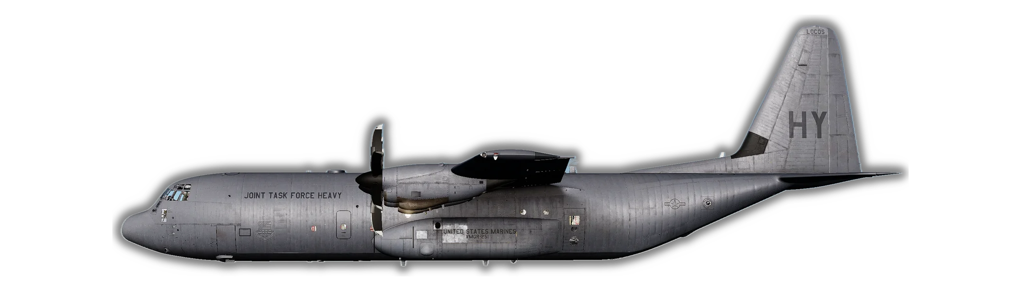 VMGR-251 C-130J Hercules lithograph